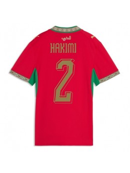 Ženski Nogometna dresi replika Maroko Achraf Hakimi #2 Domači SP 2026 Kratek rokav